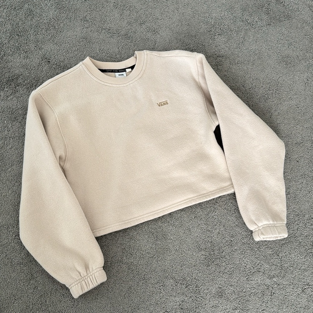 Vans crop top sweatshirt